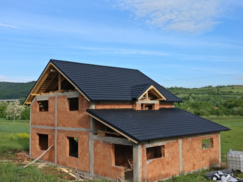 Constructie acoperis casa din Tigla metalica modulara str.Voronet Cluj 1