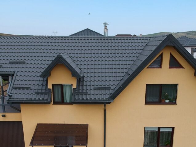 Constructie acoperis casa din tigla metalica, Cluj Loc. Corusu